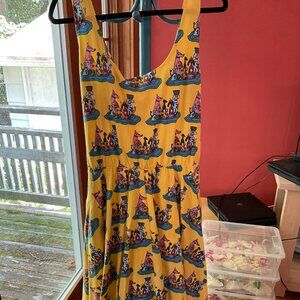 Nooworks Vacation Maxi Dress in Dog Party pattern Size 3X